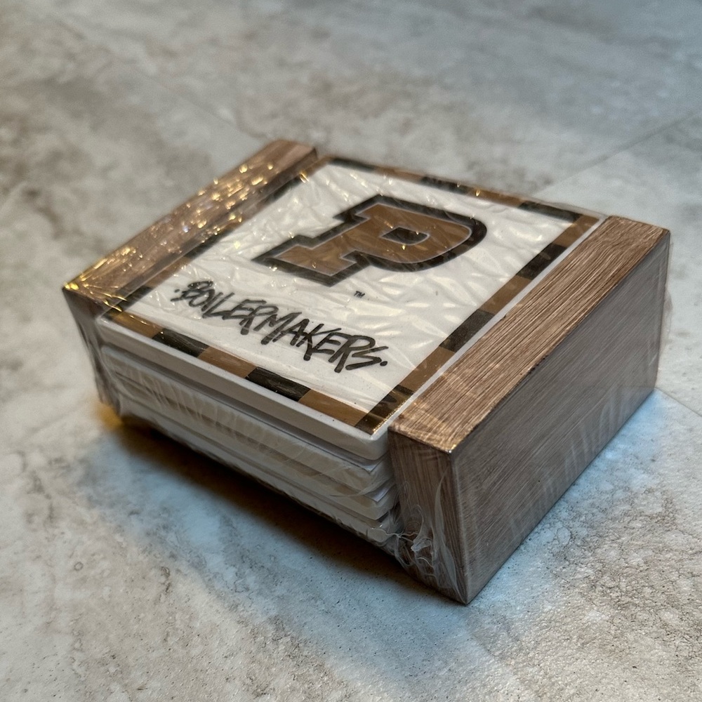 Boilermaker drink coasters NWT